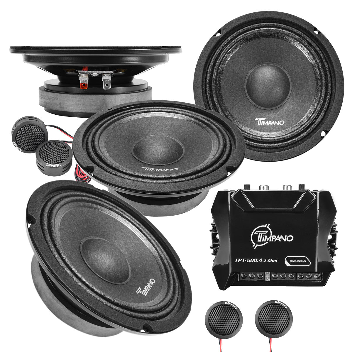 500 Watts Car Stereo Bundle