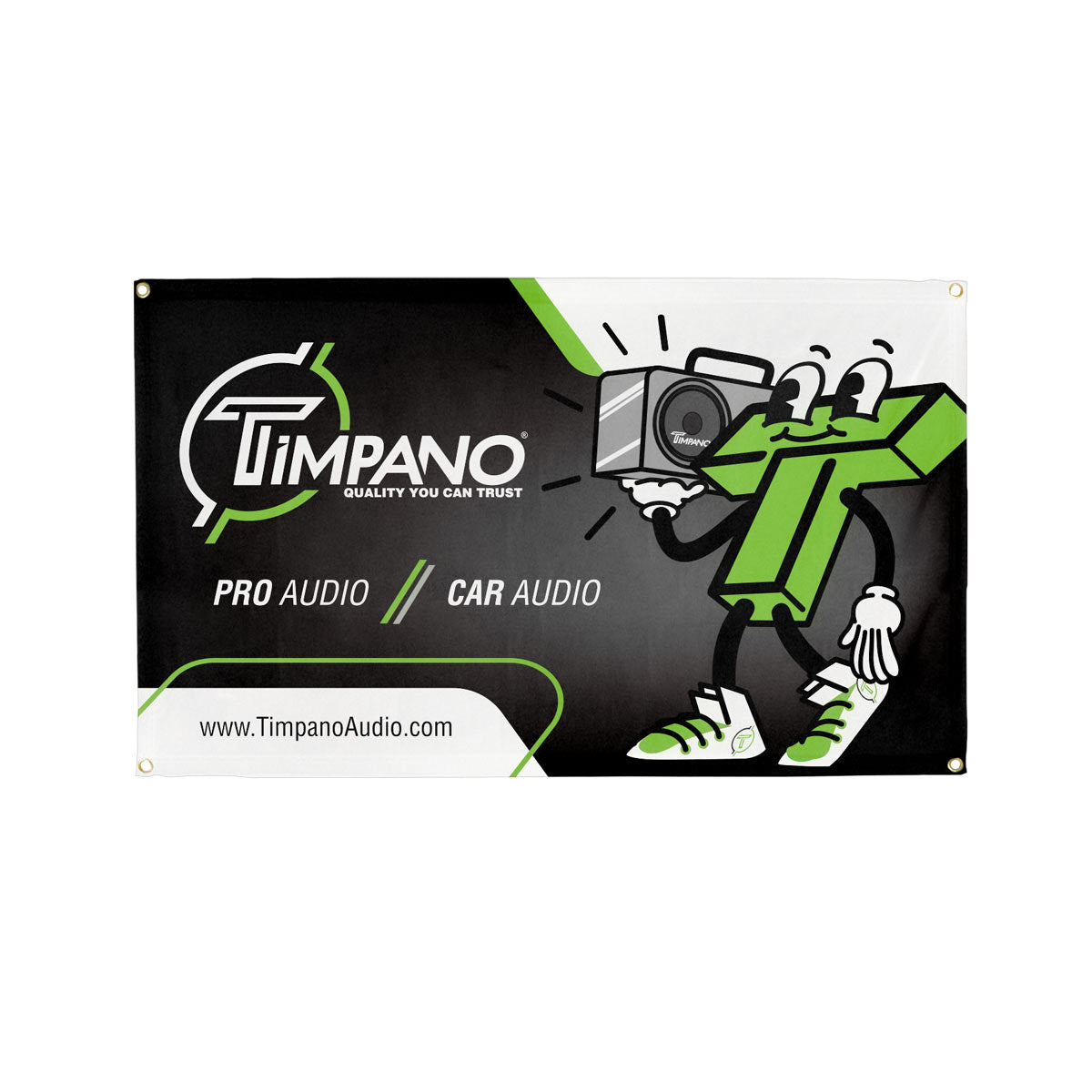 Timpano Mr. T Mascot Banner