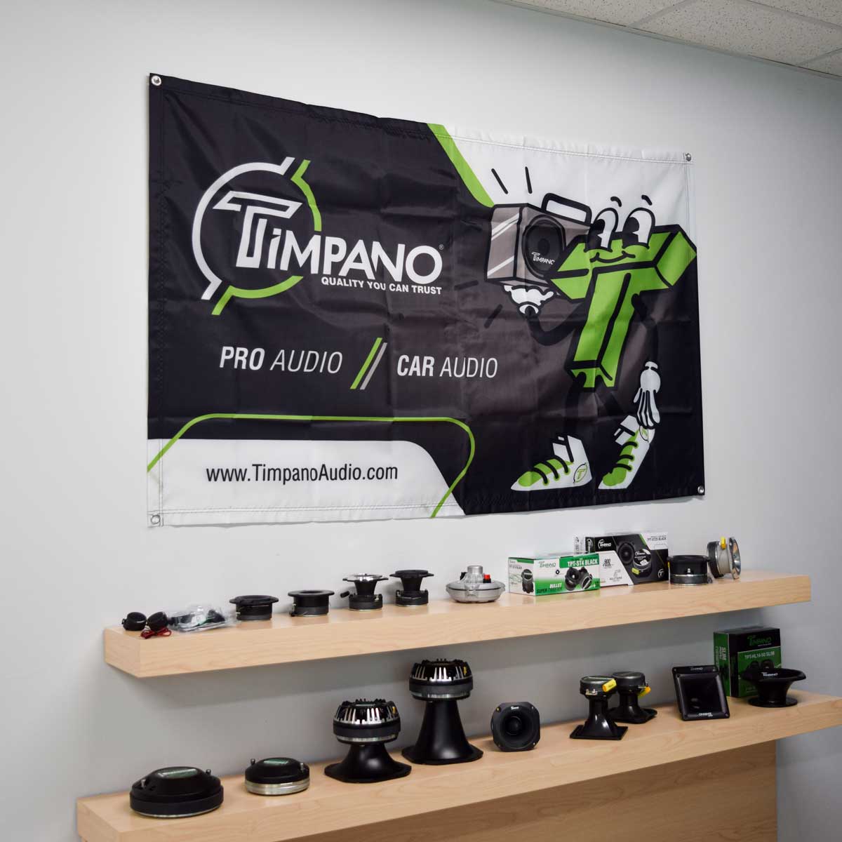 Timpano Mr. T Mascot Banner