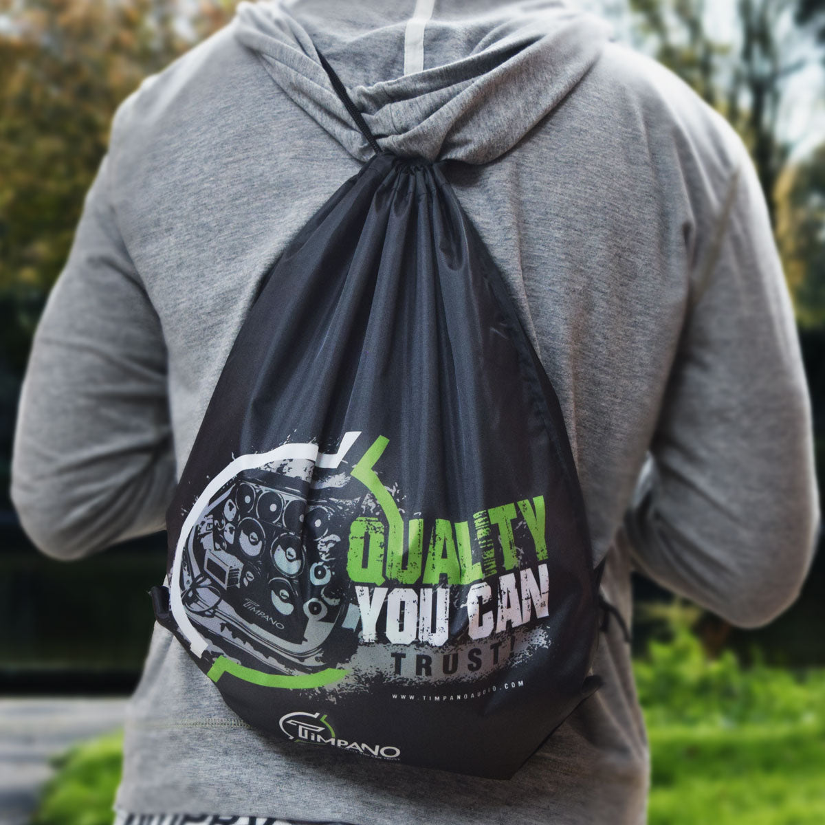 Timpano Essentials Drawstring Bag