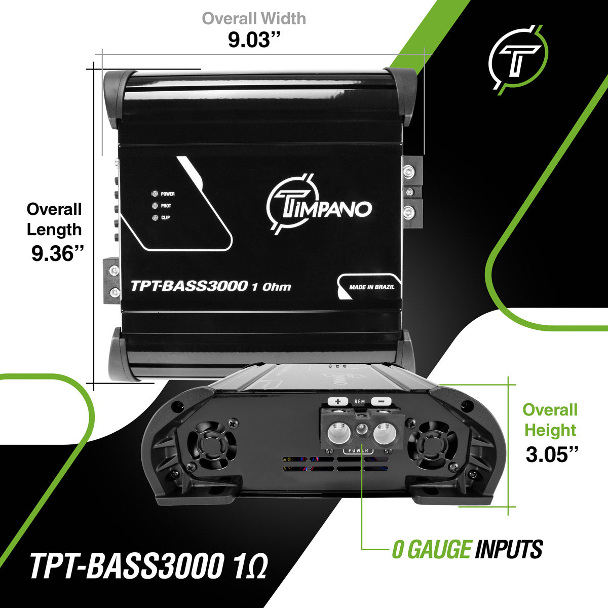 TPT-BASS3000 1 Ohm