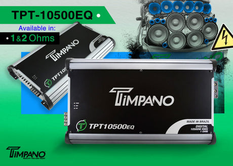 Full Range TPT-10500EQ: Available in 1 and 2 Ohms