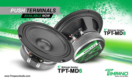 New look for the TPT-MD6 and TPT-MD8 Midrange speakers