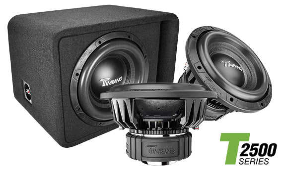 2500 Watts – American Made Voice Coils<br>Competition Grade Series with High Excursion