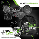 500 Watts Car Stereo Bundle