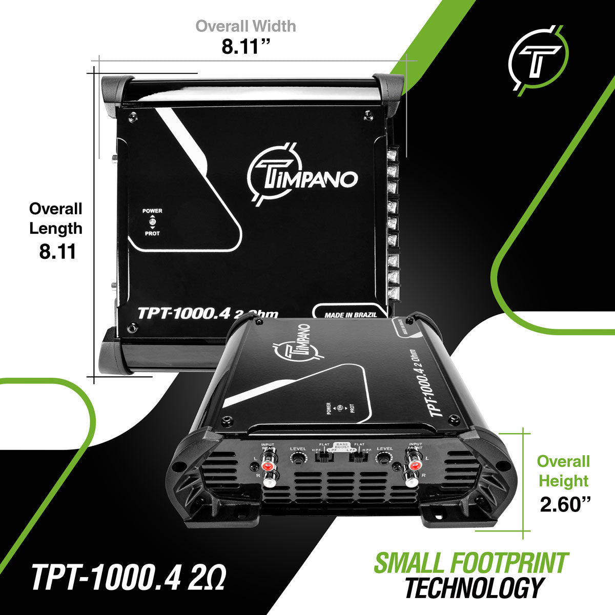 TPT-1000.4 2 Ohm – Timpano Audio