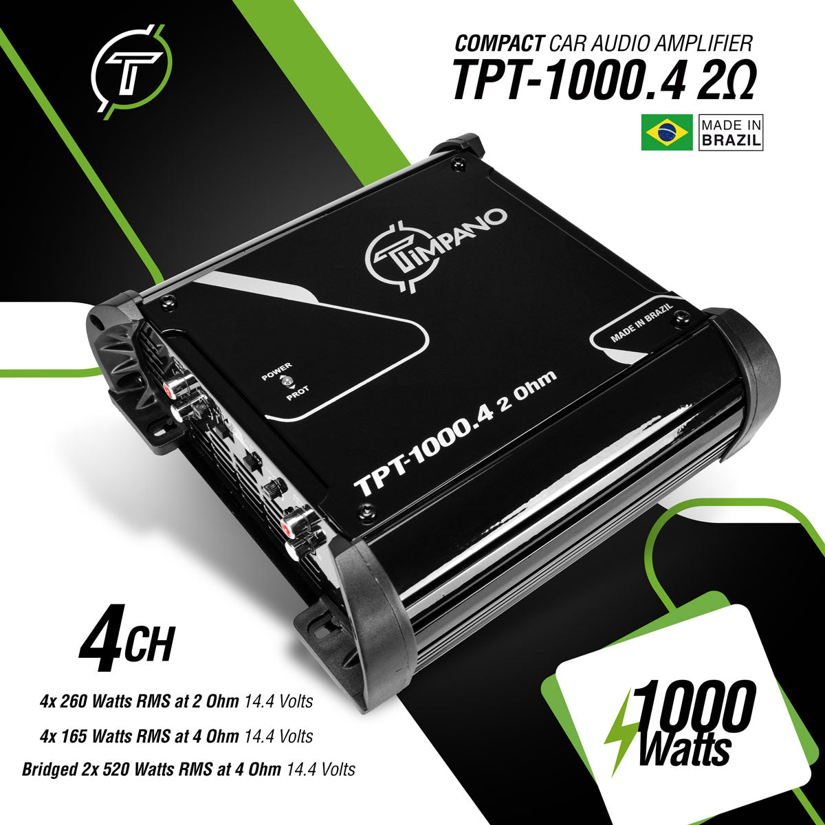 TPT-1000.4 2 Ohm – Timpano Audio