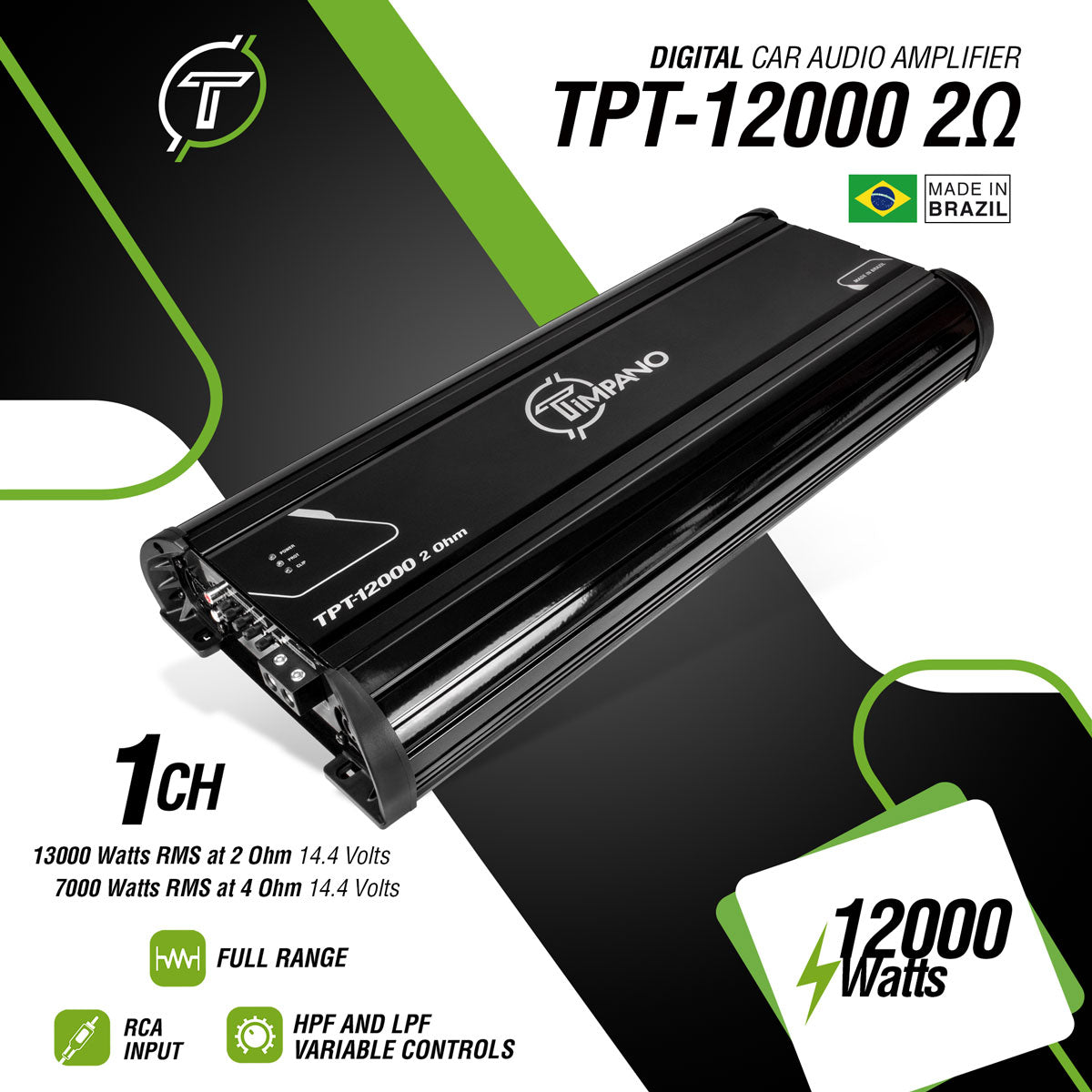 TPT-12000 2 Ohm – Timpano Audio