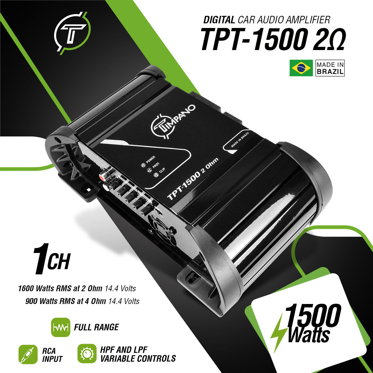 TPT-1500 2 Ohm – Timpano Audio