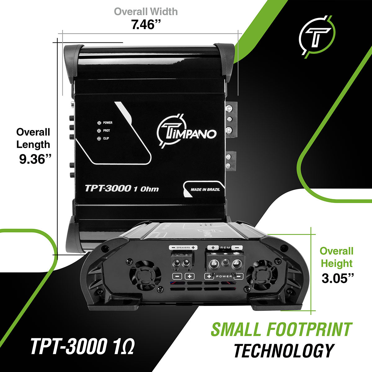TPT-3000 1 Ohm – Timpano Audio
