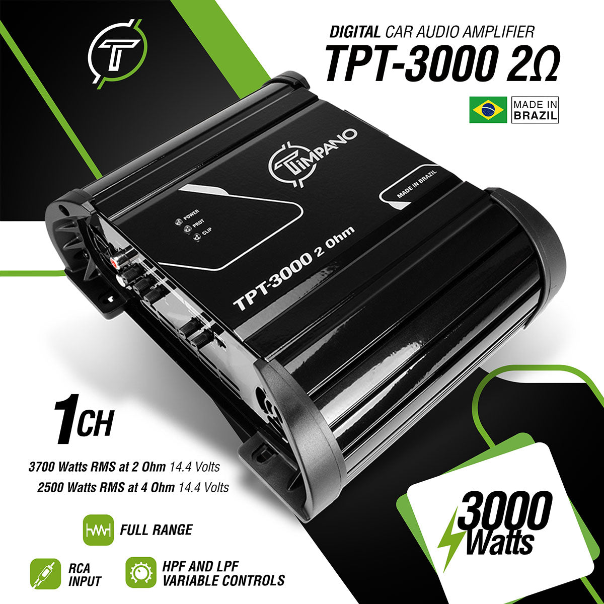 TPT-3000 2 Ohm – Timpano Audio