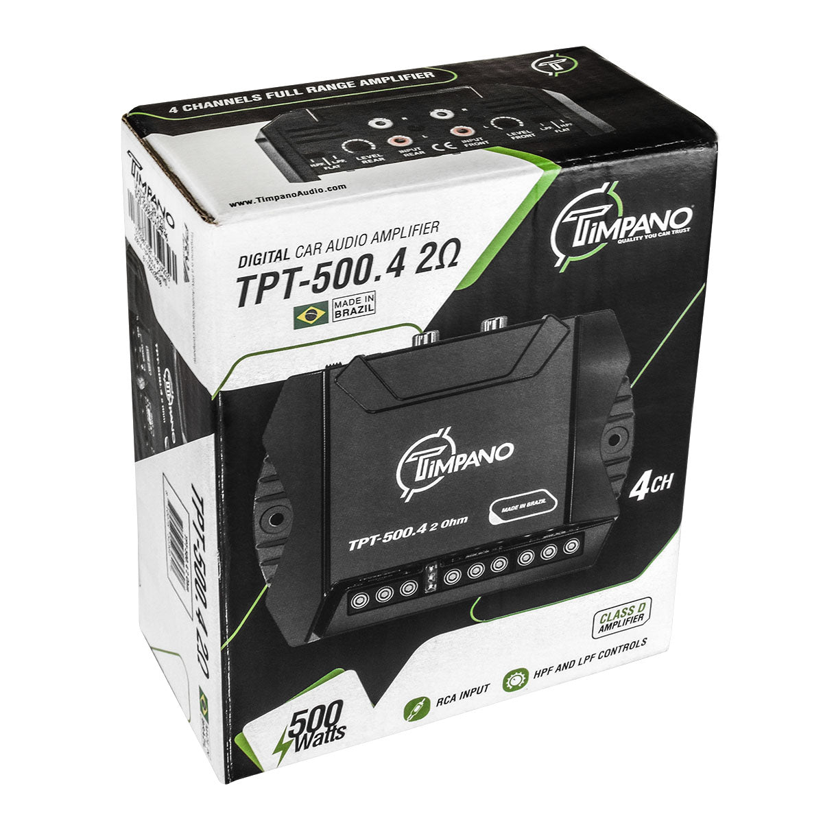 TPT-500.4 2 Ohm – Timpano Audio