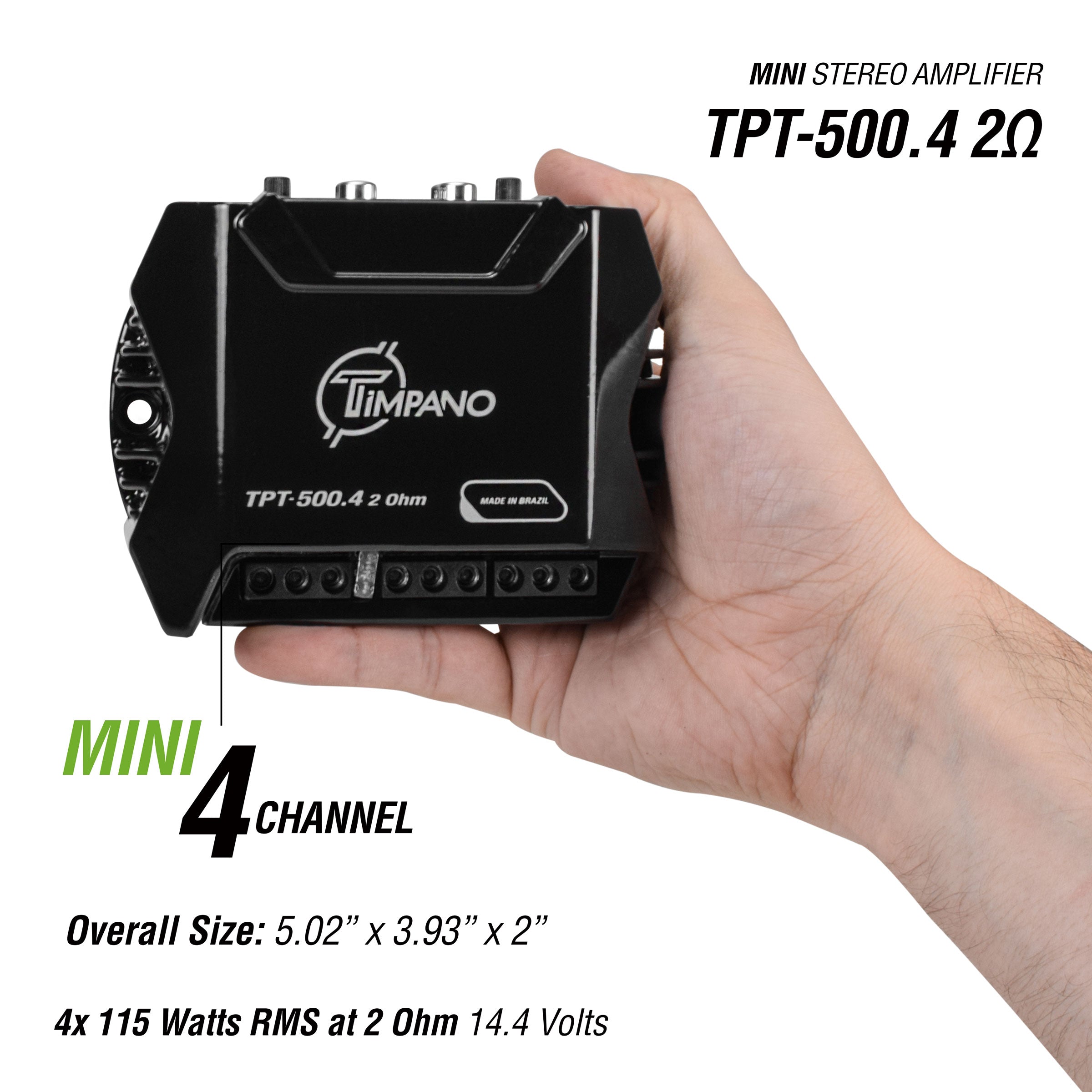 TPT-500.4 2 Ohm – Timpano Audio