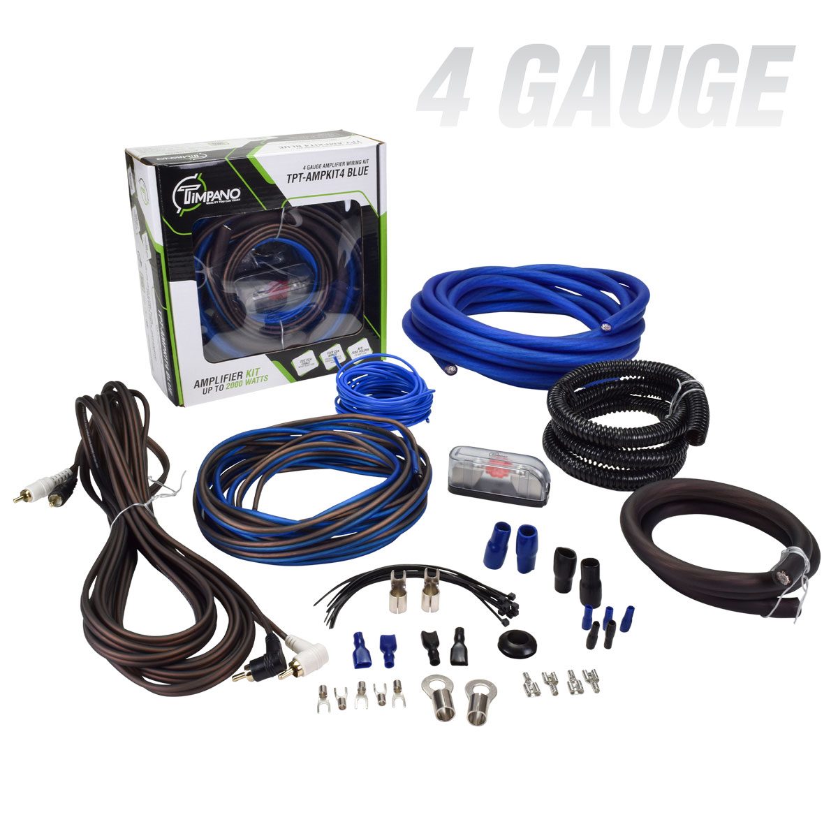 TPT-AMPKIT4 BLUE – Timpano Audio