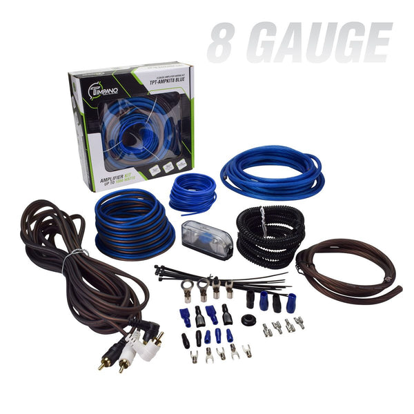 カーオーディオ audio-technica WIRING KIT TWK-8G TPT-AMPKIT8 BLUE – Timpano Audio