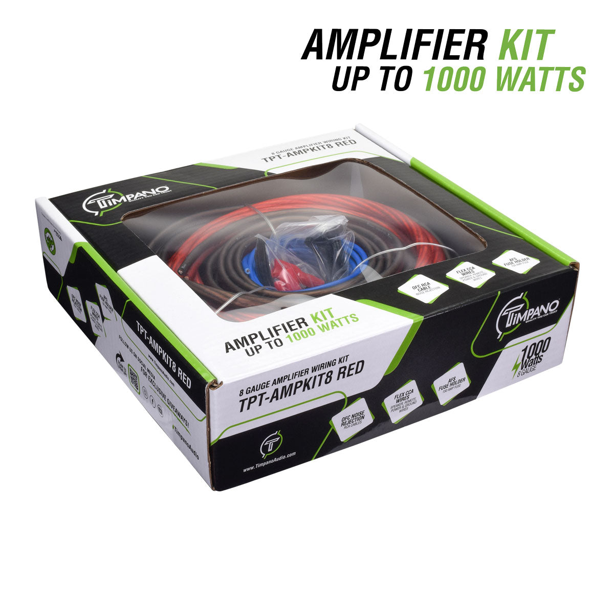 TPT-AMPKIT8 RED – Timpano Audio