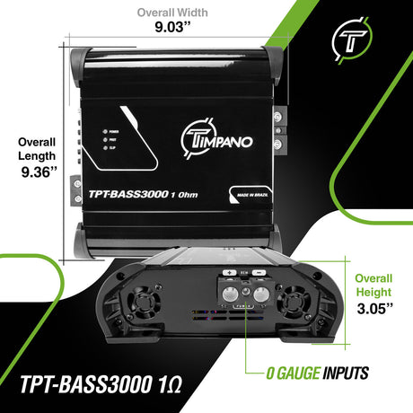 TPT-BASS3000 1 Ohm