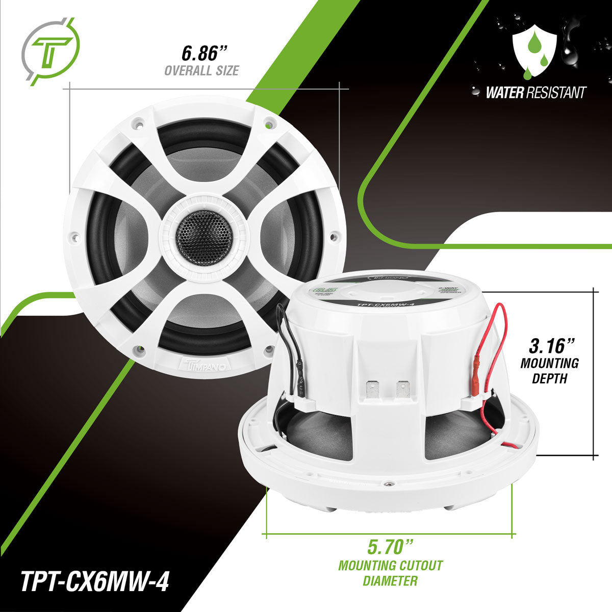 TPT-CX6MW-4 – Timpano Audio