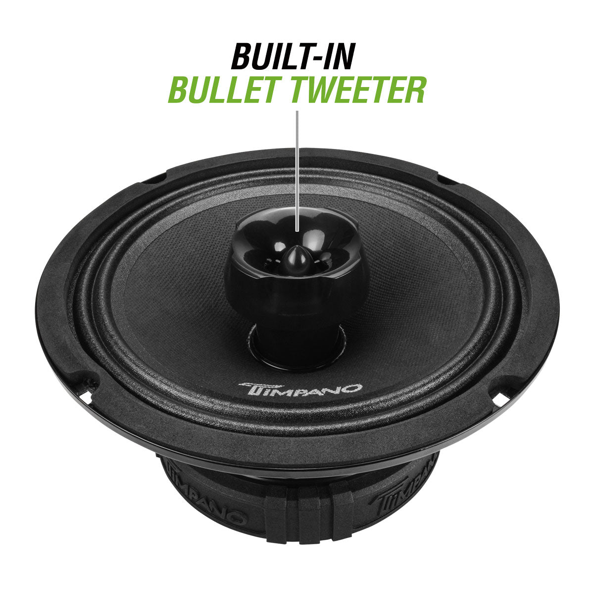 TPT-CX8-4 TPRO 8” PRO Audio 2-Way Car Coaxial Speaker – Timpano Audio
