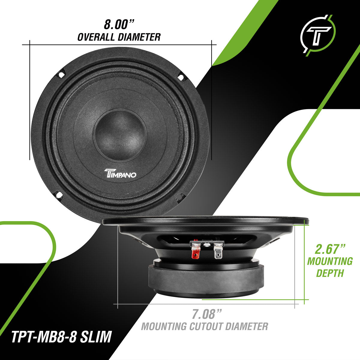TPT-MB8-8 SLIM – Timpano Audio