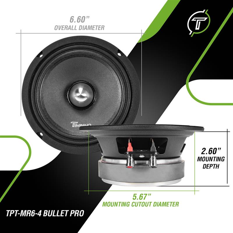 TPT-MR6-4 BULLET PRO – Timpano Audio
