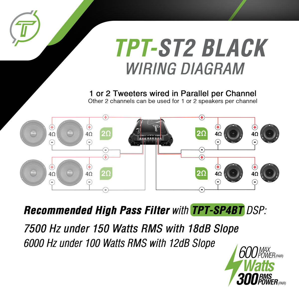 TPT-ST2 BLACK – Timpano Audio
