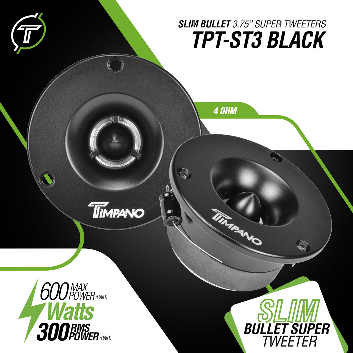 TPT-ST3 BLACK – Timpano Audio