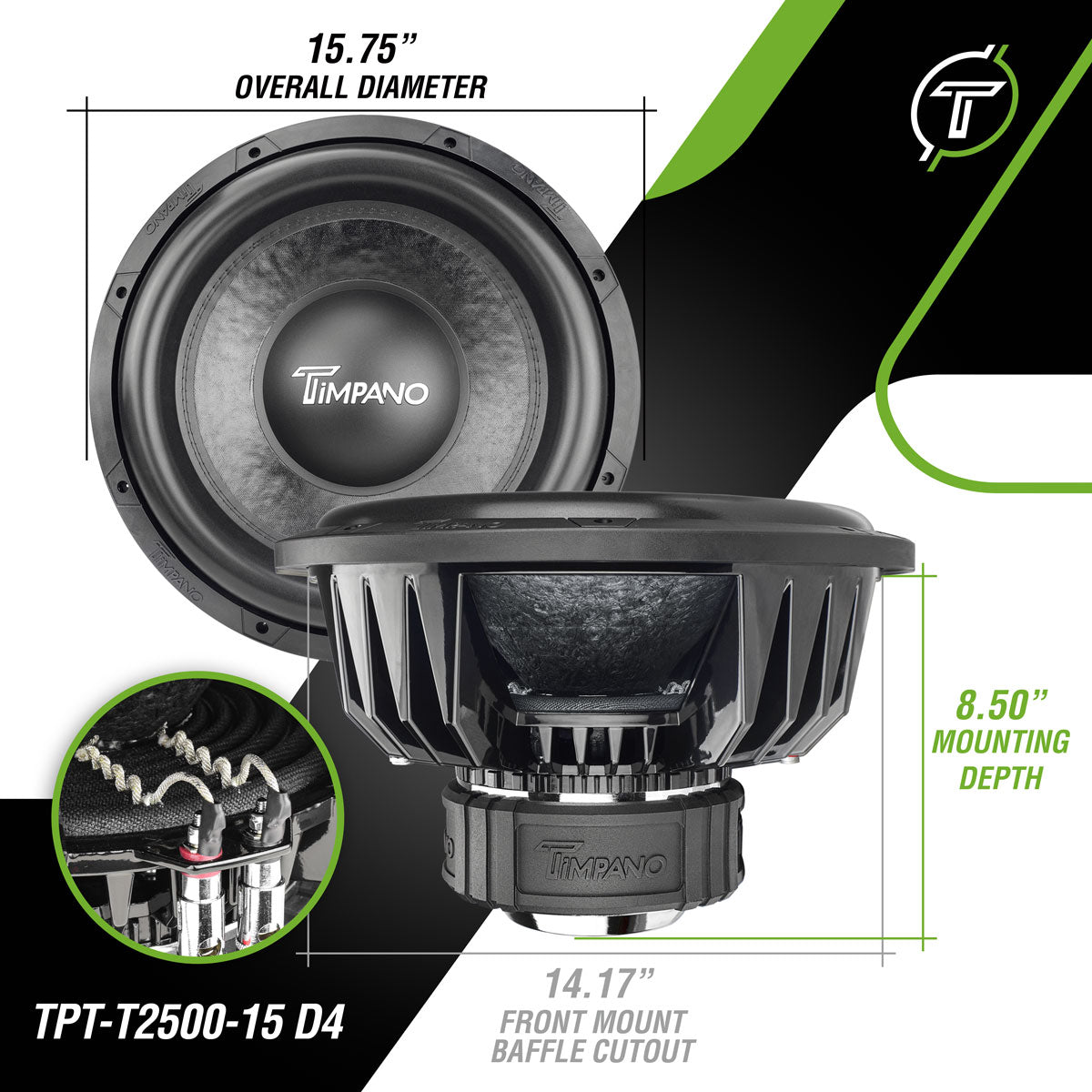 TPT-T2500-15 D4 – Timpano Audio