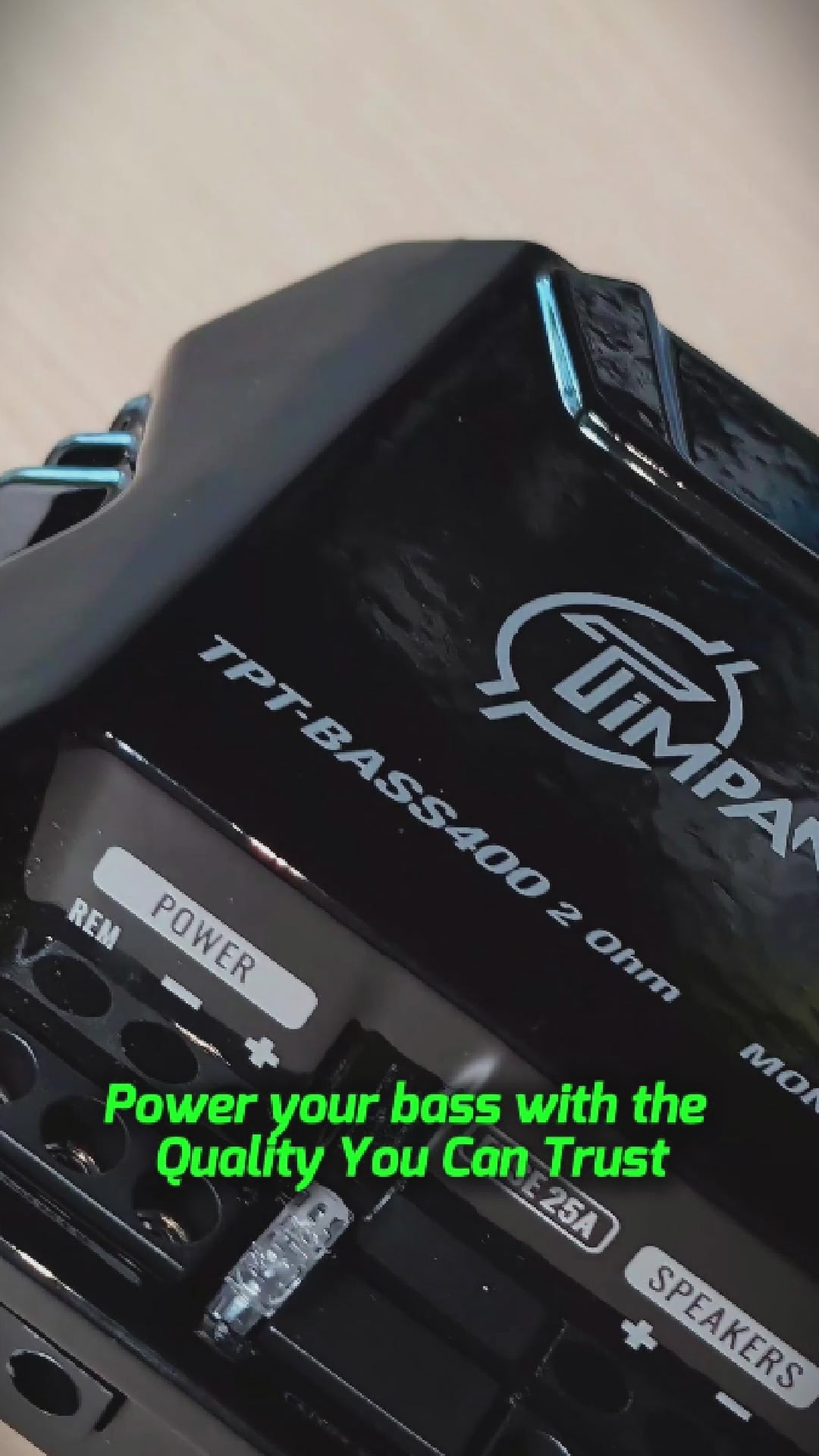 TPT-BASS400 2 Ohm – Timpano Audio