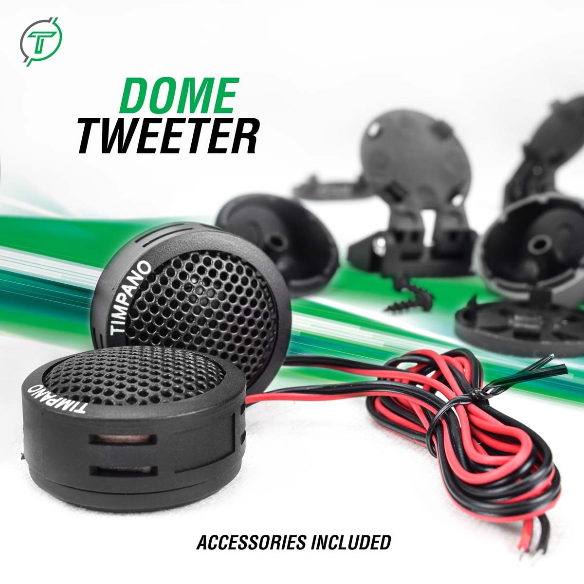 TPT-ST1 - Dome Tweeter Car Audio 35W RMS Timpano Audio TPT-ST1 - Dome Tweeter Car Audio 35W RMS Timpano Audio