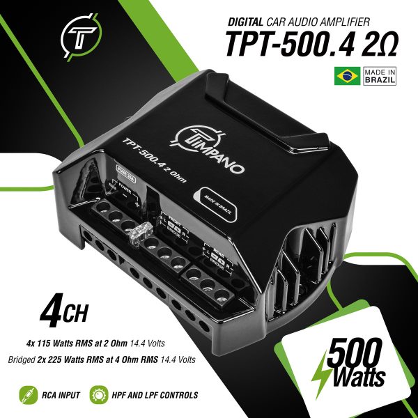 TPT-500.4 - 2 Ohms - Channel + Power v3