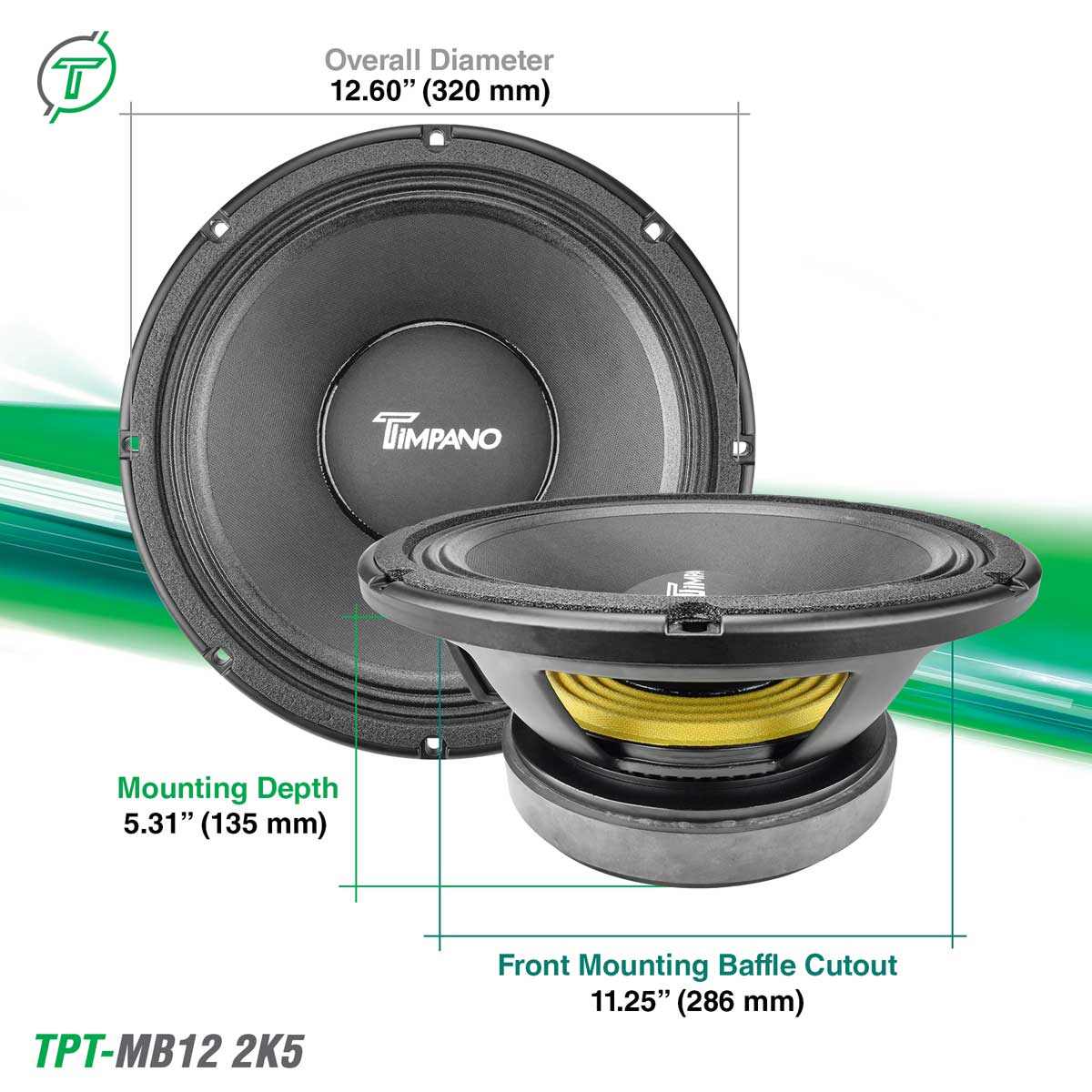 timpano speakers 12 inch