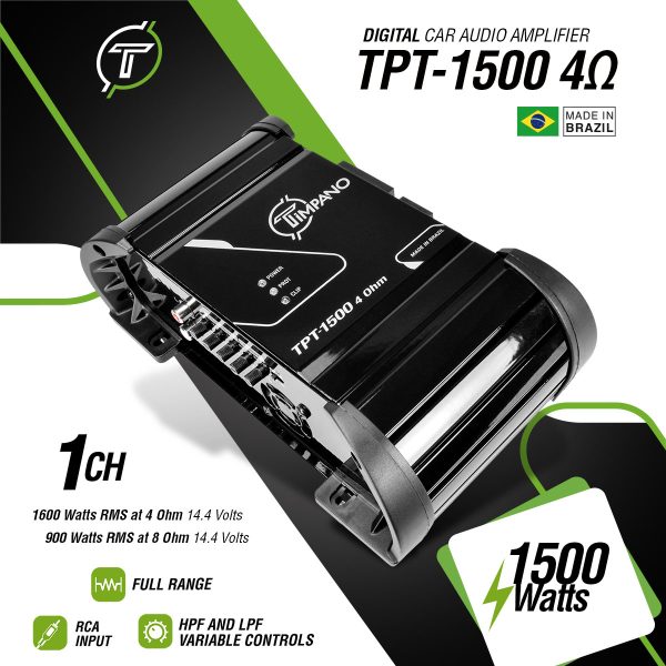 TPT-1500 - 4 Ohm - Specs Infographic