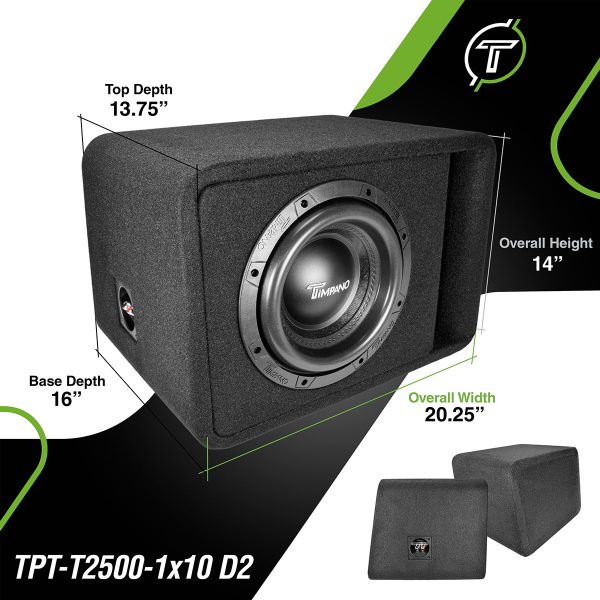 TPT-T2500-1x10 D2 - Dims Infographic