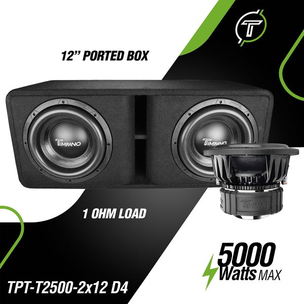 TPT-T2500-2x12 D4 - Specs Infographic