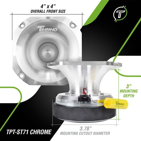 TPT-ST71 CHROME - Dims Infographic