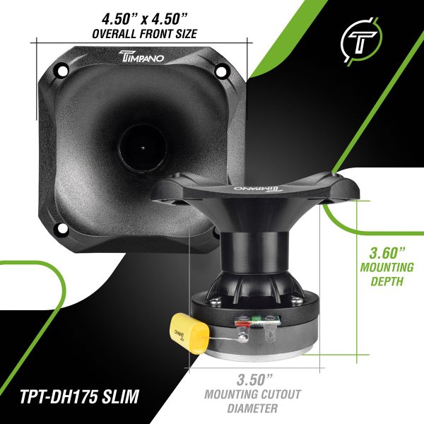 TPT-DH175 SLIM - Dims Infographic