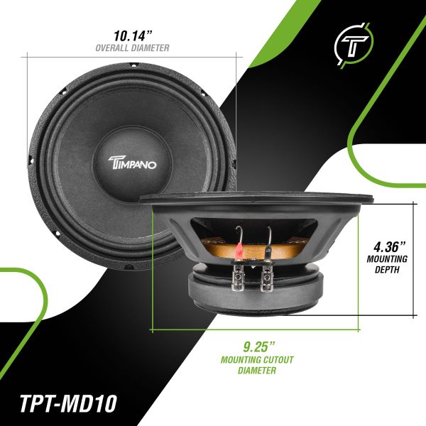 TPT-MD10 - Dimensions Infographic