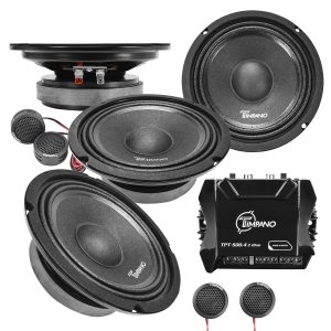 1 - Car Stereo Bundle - KIT1xTPT-500.4+4xTPT-MB6-4SLIM+2xTPT-ST1 - Main View