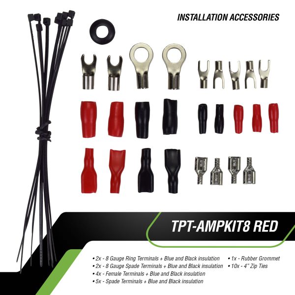 TPT-AMPKIT8 RED - Installation Accessories