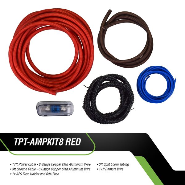 TPT-AMPKIT8 RED - Power Wires