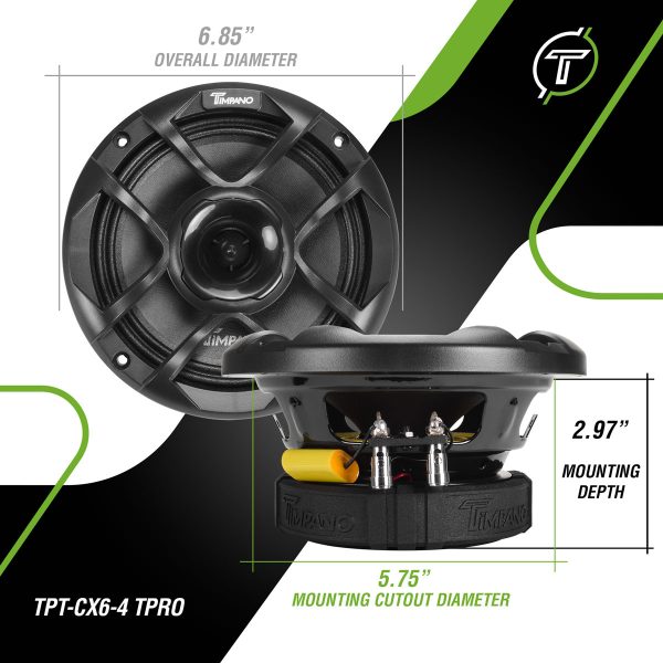 TPT-CX6-4 TPRO - Dimensions Infographic